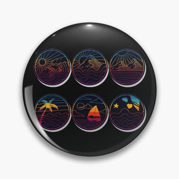 Item preview, Retro Landscapes designed and sold by Aryan Tiwari.