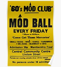 60's Mod Club Poster