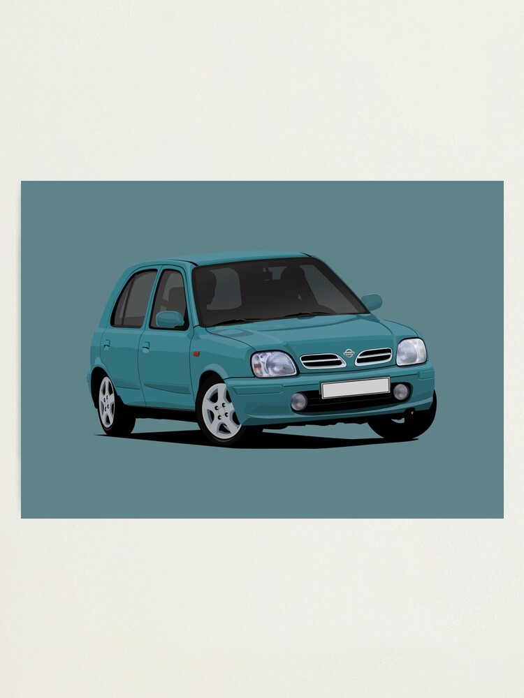 nissan micra turquoise blue