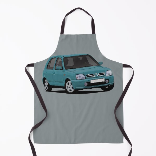 Item preview, Nissan Micra (March) cornering in turquoise designed and sold by knappidesign.