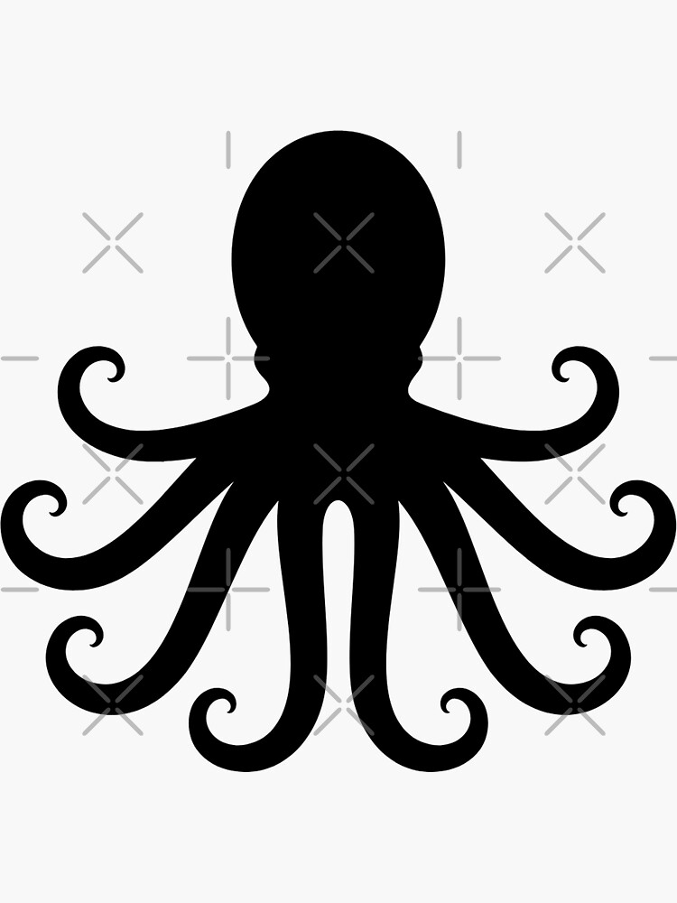 Strong Octopus Sticker By Treasure Crafts Redbubble 6247