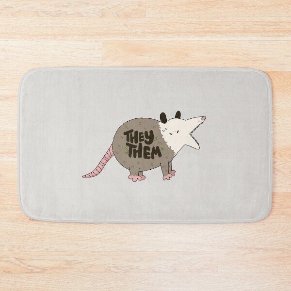 Item preview, They/Them Opossum Pronouns designed and sold by humblemushroom.