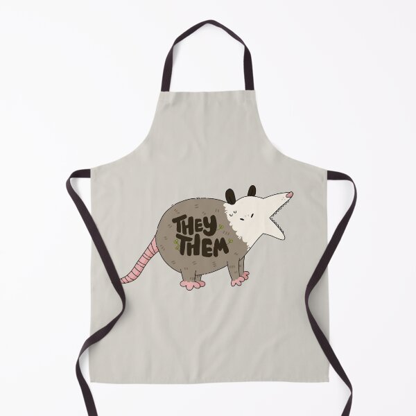 Item preview, They/Them Opossum Pronouns designed and sold by humblemushroom.