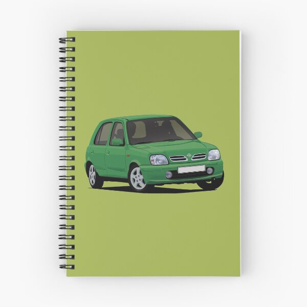 Item preview, Nissan Micra (March) cornering in green designed and sold by knappidesign.