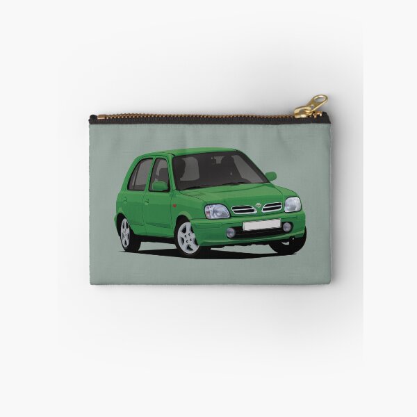 Item preview, Nissan Micra (March) cornering in green designed and sold by knappidesign.