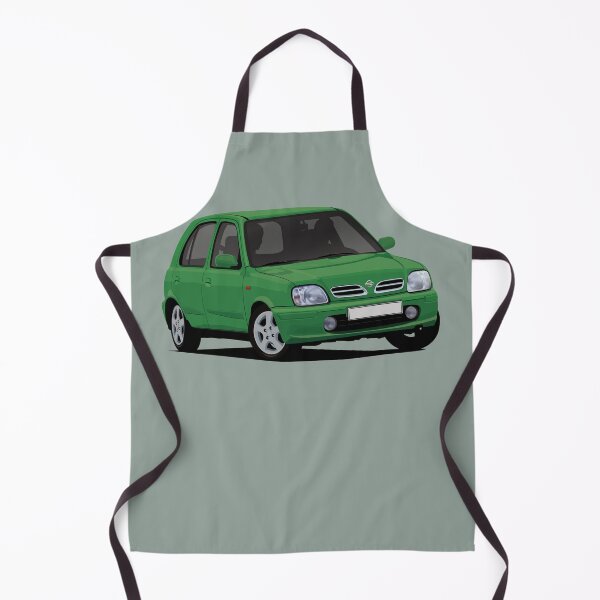 Item preview, Nissan Micra (March) cornering in green designed and sold by knappidesign.