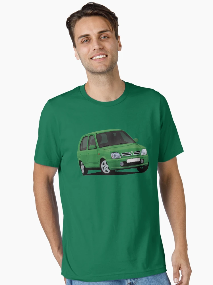 Tシャツ・カットソー MC MARCH T-SHIRT Nissan Micra (March) cornering in green