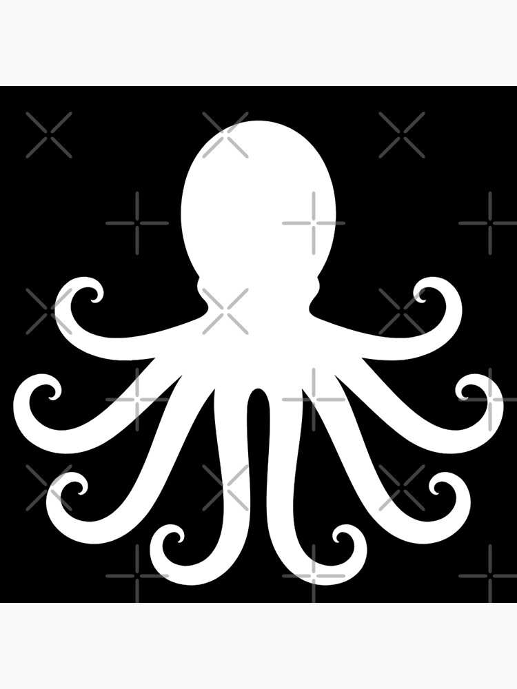 Strong Octopus Poster By Treasure Crafts Redbubble 1732