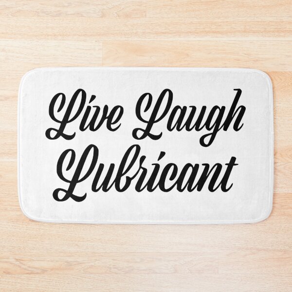 Item preview, Live Laugh Love Lubricant Cheugy Parody bumper sticker Design designed and sold by cangurojoe.