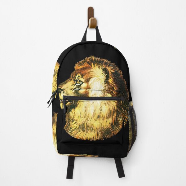 Item preview, Lion Head King black background designed and sold by AlexSin.