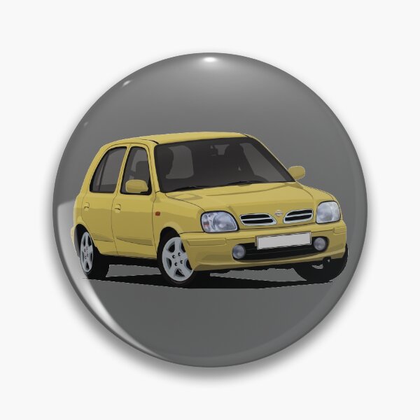 Item preview, Nissan Micra (March) K11C cornering in yellow designed and sold by knappidesign.