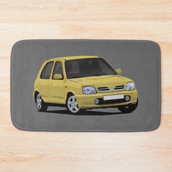 Item preview, Nissan Micra (March) K11C cornering in yellow designed and sold by knappidesign.