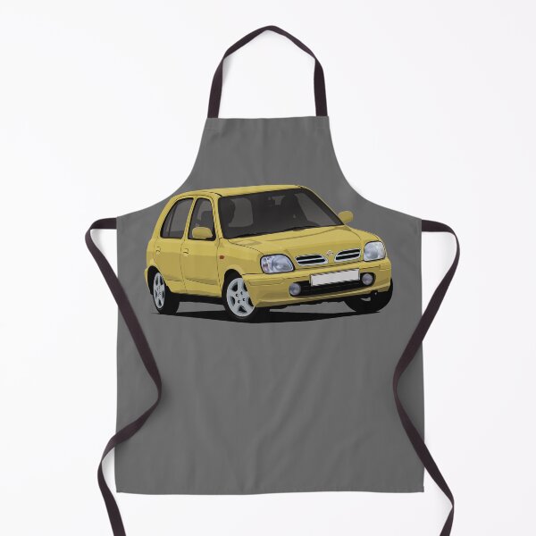 Item preview, Nissan Micra (March) K11C cornering in yellow designed and sold by knappidesign.
