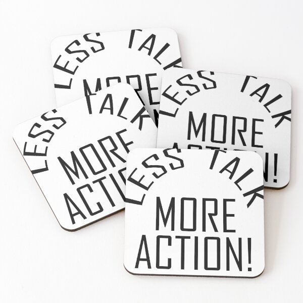 Item preview, Less Talk More Action designed and sold by Art Wear.