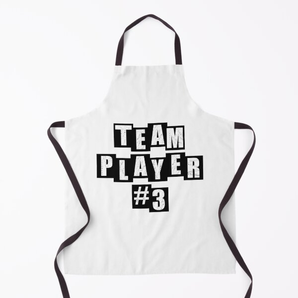 Item preview, Team Player #3 - White designed and sold by BusyMonkeys.