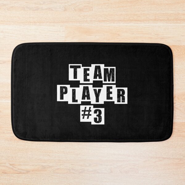 Item preview, Team Player #3 - Black designed and sold by BusyMonkeys.