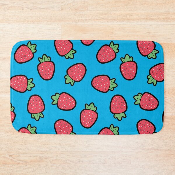 Item preview, Strawberry Blue Pattern designed and sold by keeleypost.