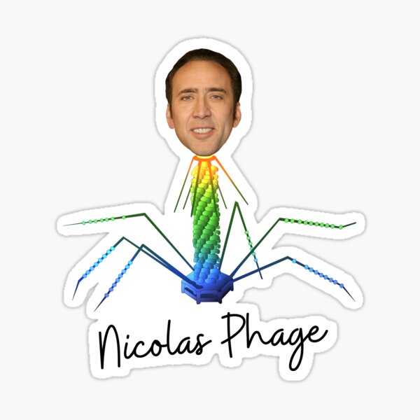 Item preview, Nicolas Phage Bacteriophage Virus designed and sold by labstud.