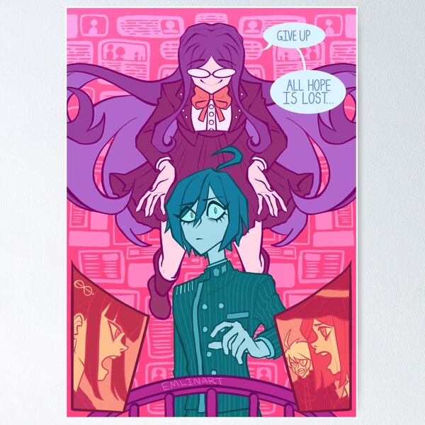 Give up, all hope is lost - SPOILERS - danganronpa Poster