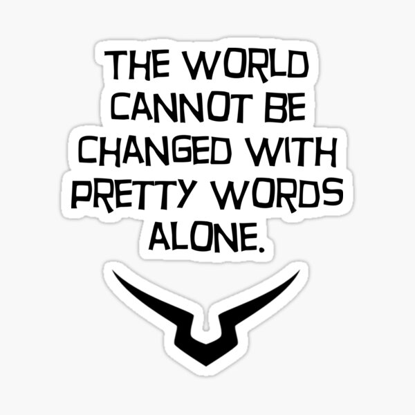 pretty words Sticker