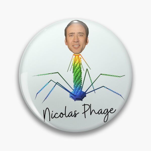 Item preview, Nicolas Phage Bacteriophage Virus designed and sold by labstud.
