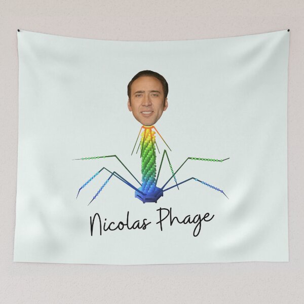 Item preview, Nicolas Phage Bacteriophage Virus designed and sold by labstud.