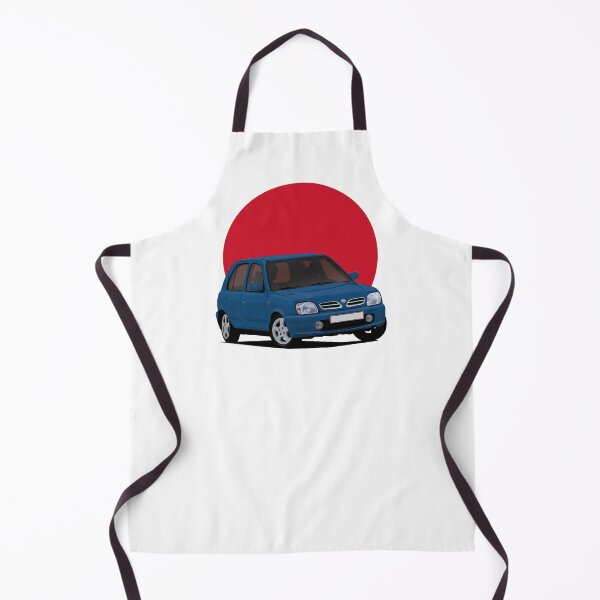 Item preview, Nissan Micra (March) K11C blue with the Japanese rising sun designed and sold by knappidesign.