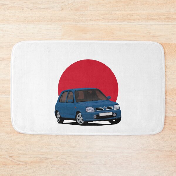 Item preview, Nissan Micra (March) K11C blue with the Japanese rising sun designed and sold by knappidesign.