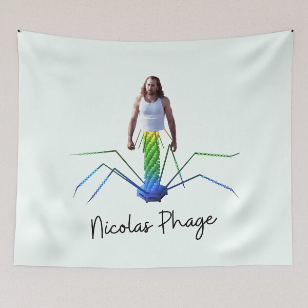 Item preview, Nicolas Phage Bacteriophage Virus designed and sold by labstud.