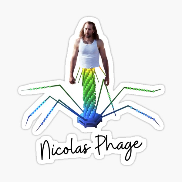 Item preview, Nicolas Phage Bakteriophagenvirus designed and sold by labstud.