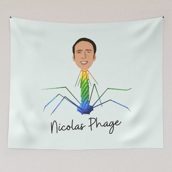 Item preview, Nicolas Phage Bacteriophage Virus designed and sold by labstud.