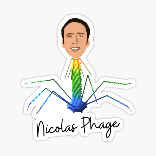 Item preview, Nicolas Phage Bakteriophagenvirus designed and sold by labstud.
