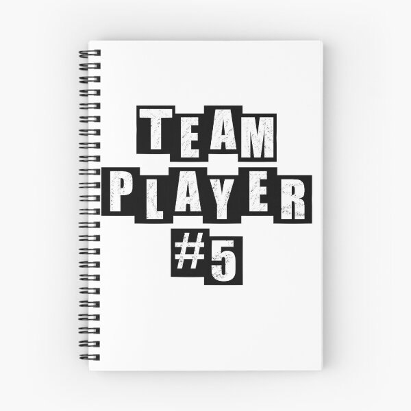 Item preview, Team Player #5 - White designed and sold by BusyMonkeys.
