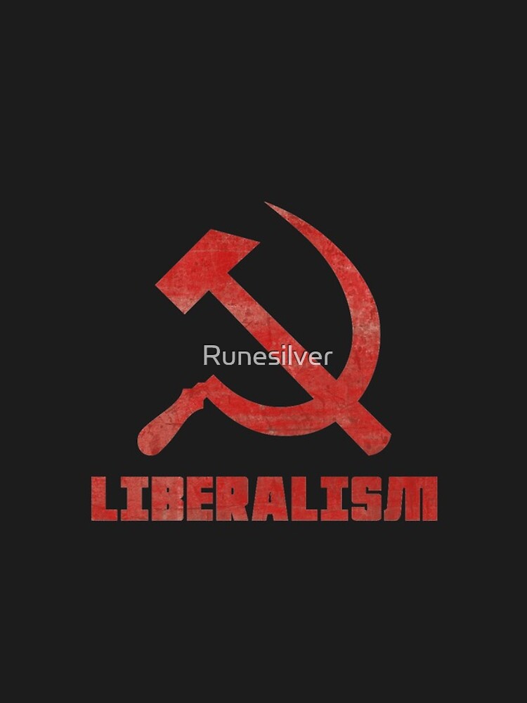 Thumbnail 4 of 4, iPhone Case, Liberalism is Communism designed and sold by Runesilver.