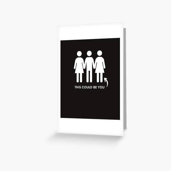 Swinger This Could Be You Swingers Party Sharing Swapping Greeting Card