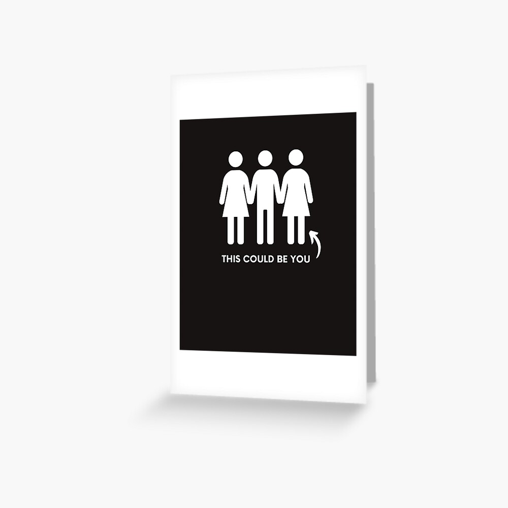 Swinger This Could Be You Swingers Party Sharing Swapping Greeting Card