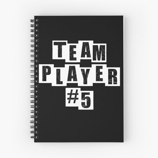Item preview, Team Player #5 - Black designed and sold by BusyMonkeys.