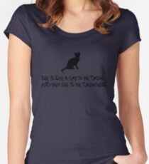 She is the darkness Women's Fitted Scoop T-Shirt