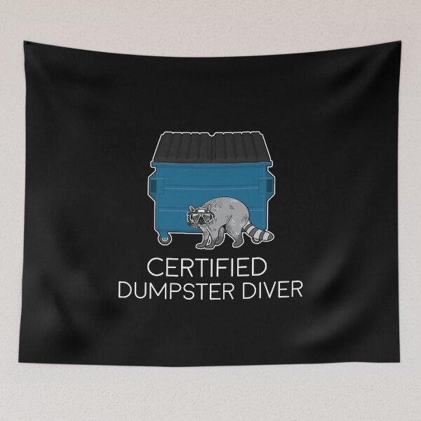 Item preview, Raccoon Certified Dumpster Diver designed and sold by designeclipse.