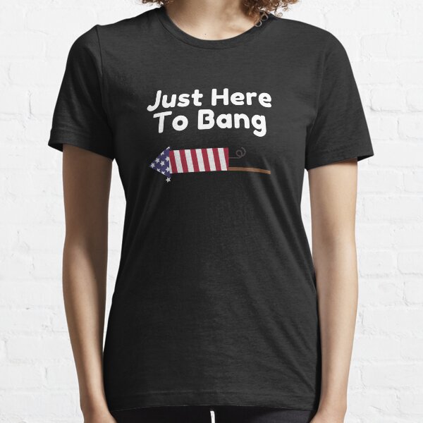 Swinger Just here to bang Swingers Party Sharing Swapping Essential T-Shirt