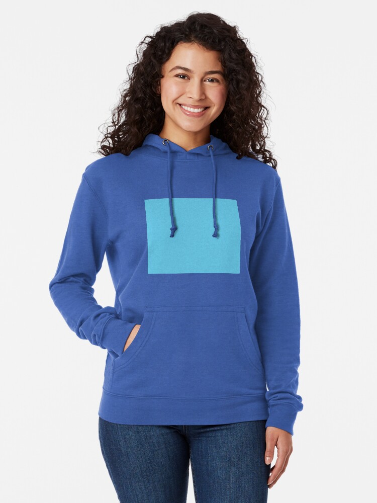 Alternate view of Sky Blue Lightweight Hoodie