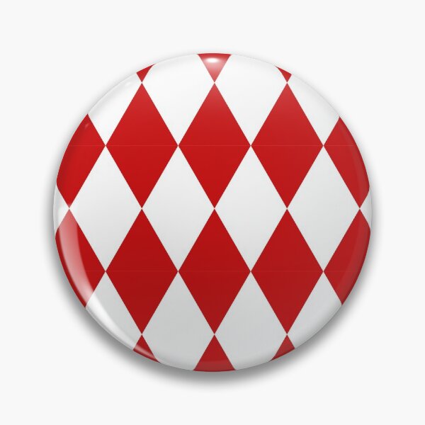 Item preview, Diamonds: red and white diamond repeating pattern designed and sold by meraviglioso.
