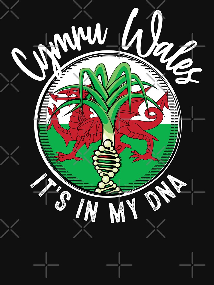 Wales It's In My Dna Welsh Flag T-Shirt