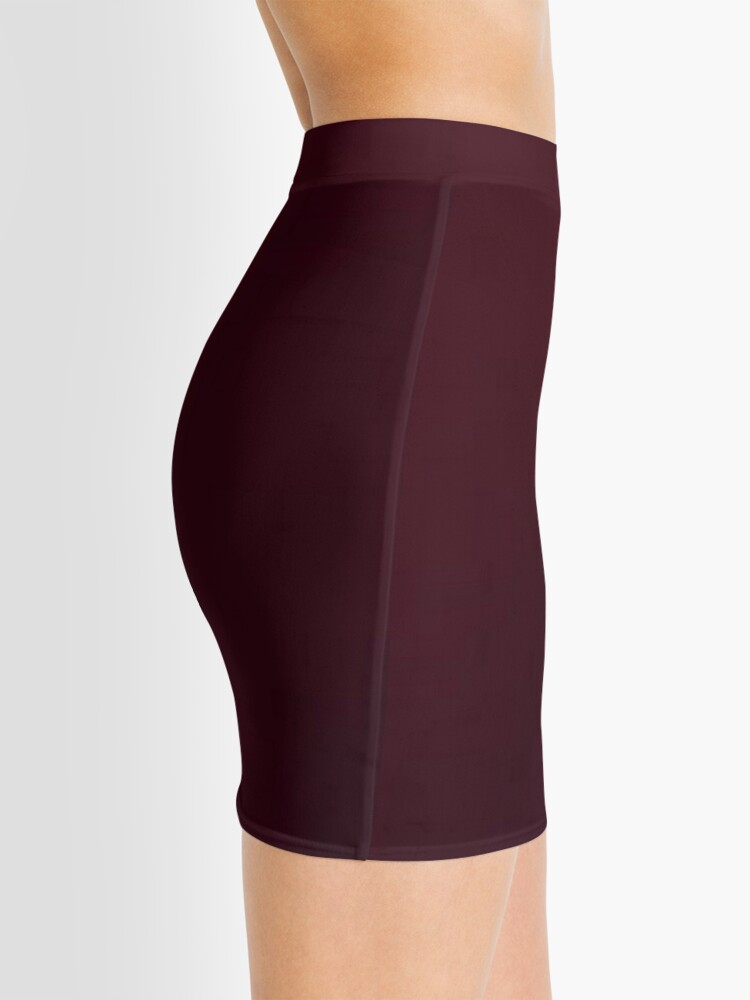 Thumbnail 2 of 4, Mini Skirt, Wine Color designed and sold by Claudiocmb.