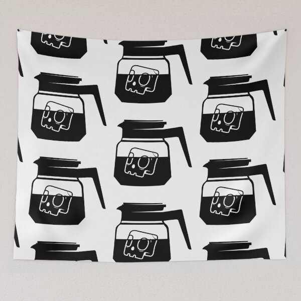 Item preview, Skulluly drowing in coffee - Original designed and sold by Nikkokikko.