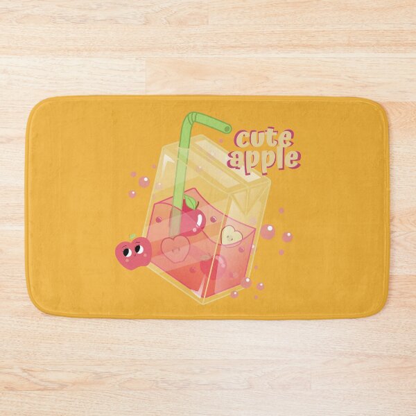 Item preview, Cute Kawaii Apple juice pattern designed and sold by dreamofdenim.