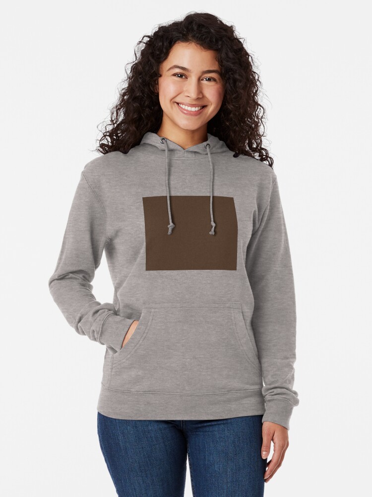 Alternate view of Marrom Color Lightweight Hoodie