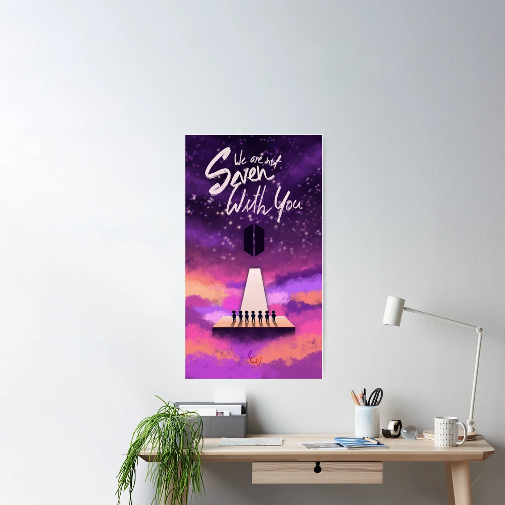 bts we are bulletproof the eternal Poster // bts poster // A4 poster print /