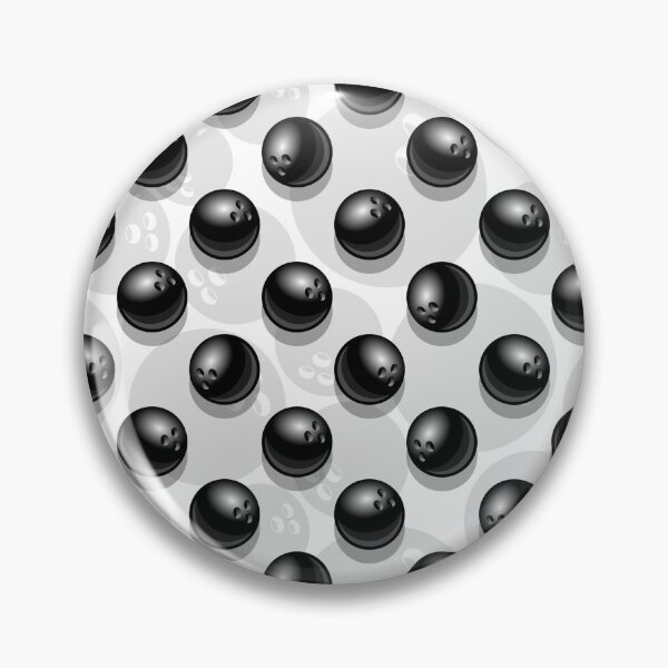 Item preview, Bowling Ball Balls Ten Pin 10 Pin Black and White designed and sold by Draculaura2009.