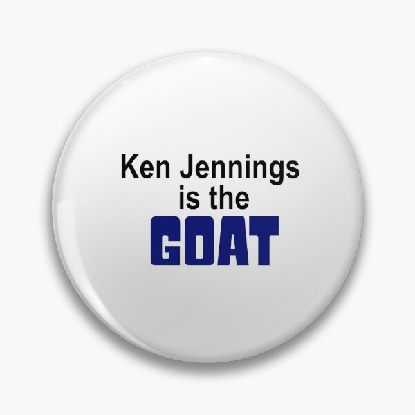 Item preview, Ken Jennings is the GOAT designed and sold by RadicalAM.